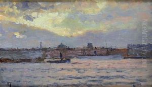 Coucher De Soleil Sur Le Port