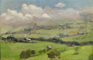Trogen Im Nebeltreiben by Victor Tobler