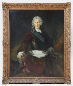 Portrait De Thomas Gouyon, Marquis De Matignon by Louis Tocque
