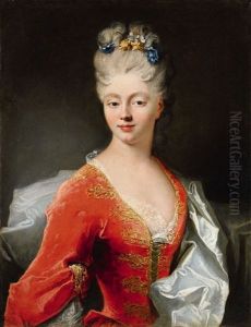 A Portrait Of A Lady by Louis Tocque