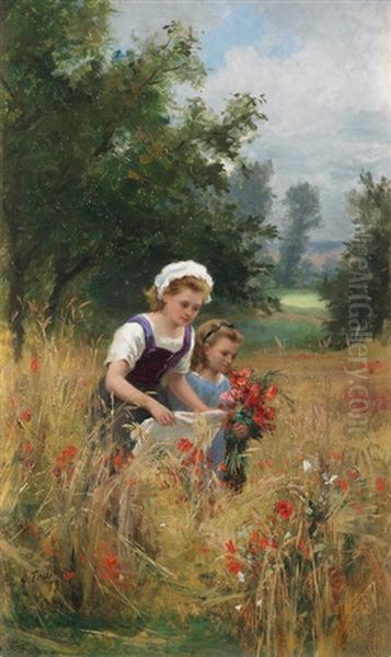 Gathering Poppies - view 1