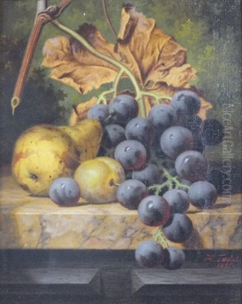 Still Life With Grapes And A Pear - view 1
