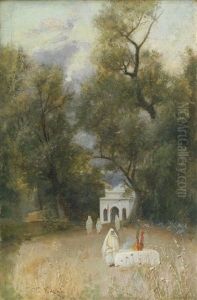 Landskap Fran Nordafrika by Knut Gustaf Waldemar Tode