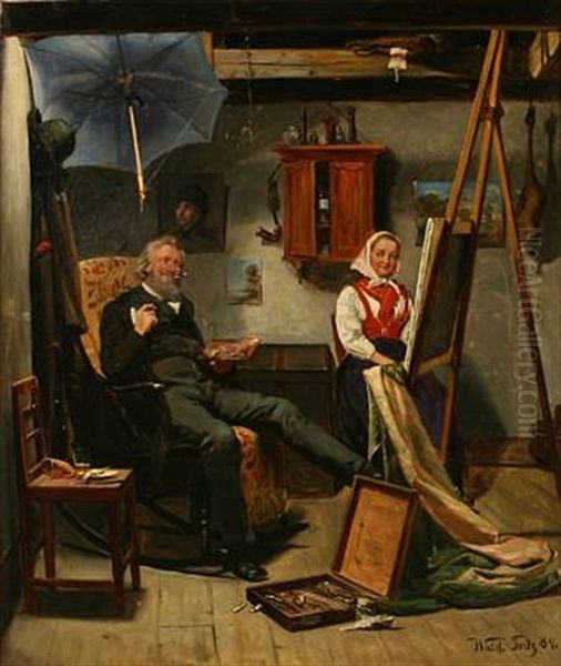 Interior With The Painter And His Model - view 1