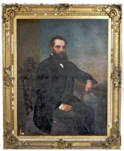 A Portrait Of Husband Charlotte Mary Smyth Of Ballynatray