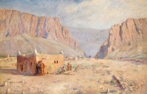 Les Gorges D'elkantara by Knut Gustaf Waldemar Tode