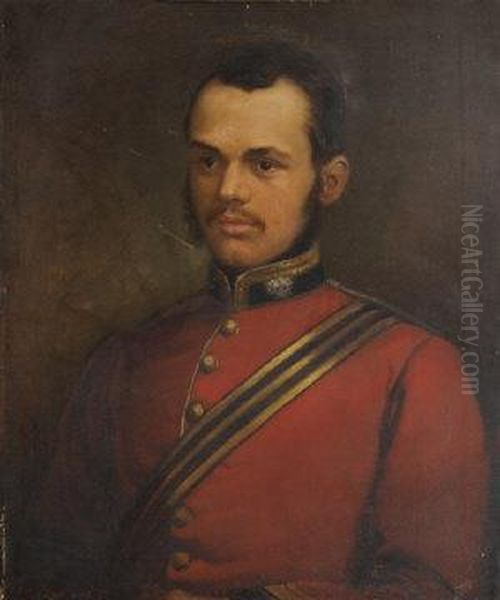 Half Length Portrait Of An Officer (possibly Henry Meadows) - view 1