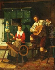 Hausliches Idyll by Max Todt
