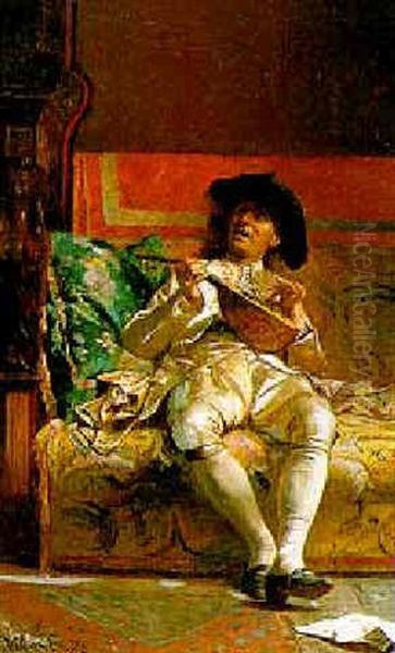 The Lute Player - view 1