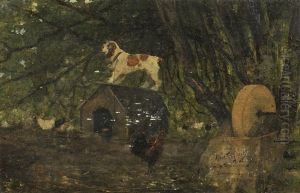 Chien Au Poulailler