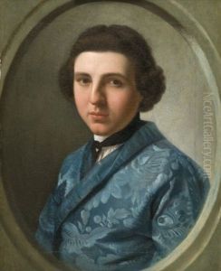 Portrait De Gentilhomme A La Veste Bleu
