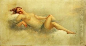 Portrait Of Exotic Woman by Eduardo Tojetti