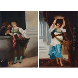 Courting And Dancer by Margaret Tojetti