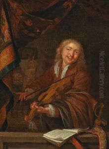The Violinist by Dominicus van Tol