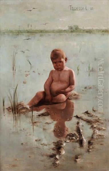Young Child By The Sea - view 1