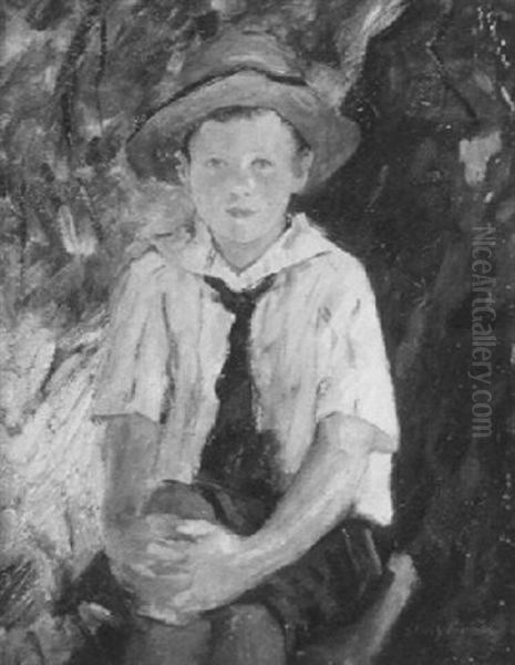 Portrait Of Bradford Calif As A Boy - view 1