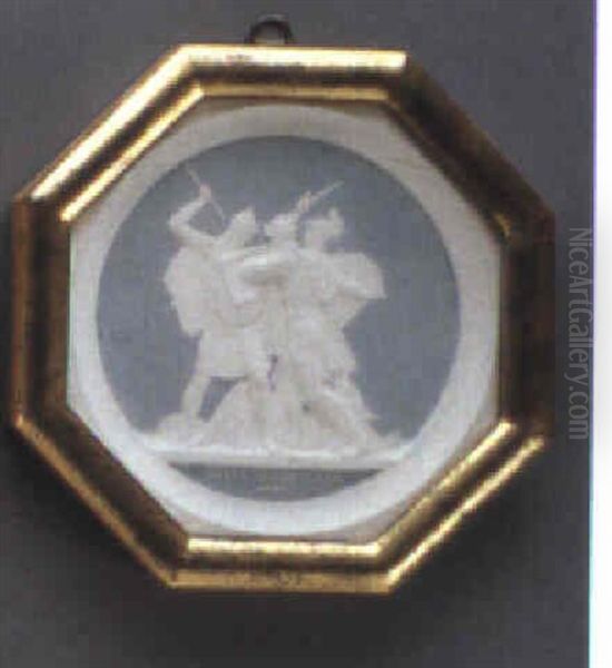 Two Medallion Plaques (2 Works) - view 1
