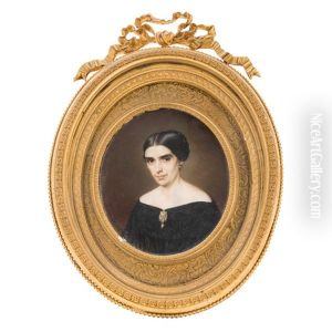Retrato De La Senora Guadalupe De Riba by Antonio Tomasichs y Haro
