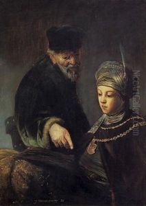 A Teacher And A Student by Julian Boncza Tomaszewski