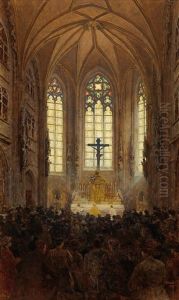 Solemn Mass In St. Stephen"s Cathedral by Heinrich Tomec