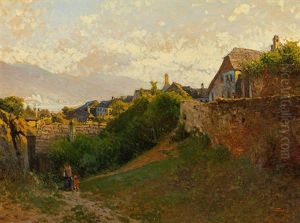 View Of Weisenkirchen In The Wachau by Heinrich Tomec