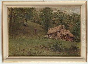 Paesaggio Campestre Con Pecore E Figure Paesaggio Campestre Con Pecore E Figure