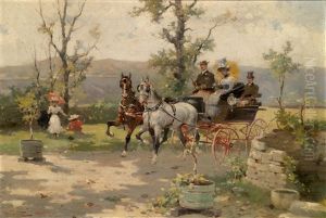 Die Ausfahrt Im Park by Alfredo Tominz