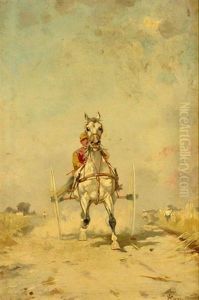 Trotter And Sulky by Alfredo Tominz