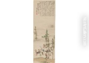 Cow Festival At Kyoto by Tessai Tomioka