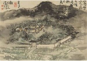 Taigado, The Old Home, At Kuzuhara by Tessai Tomioka