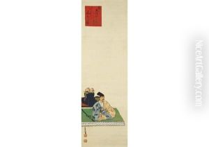 Senior First Rank, Kusunoki Masashige by Tessai Tomioka
