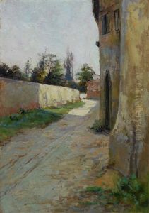 Viottolo Di Paese by Adolfo Tommasi