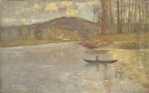 L'arno A Bellariva by Adolfo Tommasi