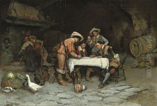A Game Of Dice In The Tavern - view 1