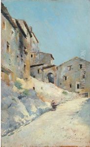Strada D'olevano by Publio de Tommasi