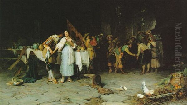 Flirtation At The Feast - view 1