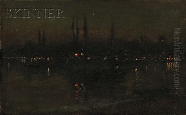 Dorchester Bay At Night - view 1