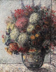 Bunter Blumenstraus, Sonnig Beleuchtet by Slava Tonderova-Zatkova
