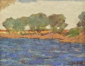 Pe Malul Lacului by Nicolae Tonitza