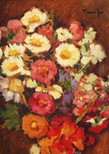 Brat De Flori De Camp by Nicolae Tonitza