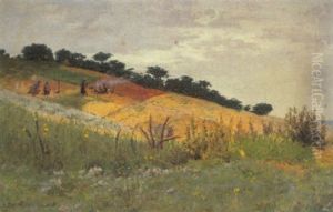 Kartoffelfeuer (landschaft Bei Stolp, Pommern)