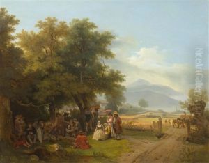 Collation Campagnarde by Wolfgang Adam Toepffer