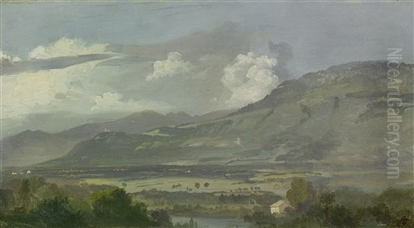 Alpine Landscape Near Geneva With A View Of Les Voirons - view 1