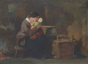 A Highland Mother by Francis William Topham