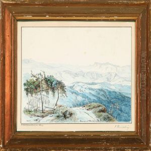 Bjergene Ved Olevano by Thorald Brendstrup