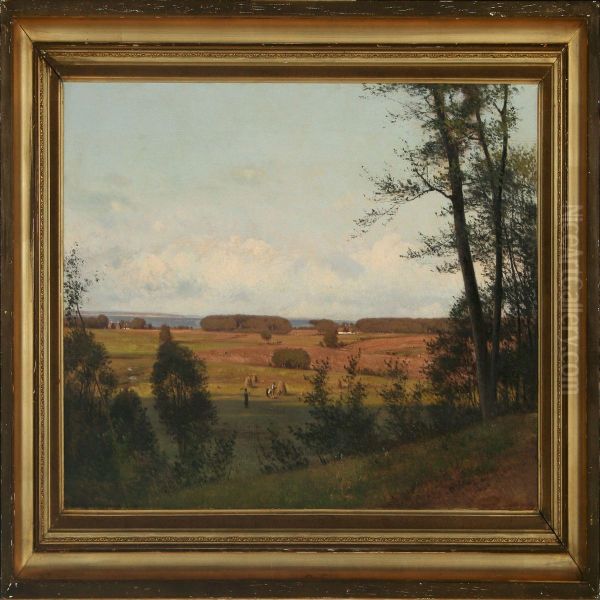 Harvest With A View Of A Inlet - view 1