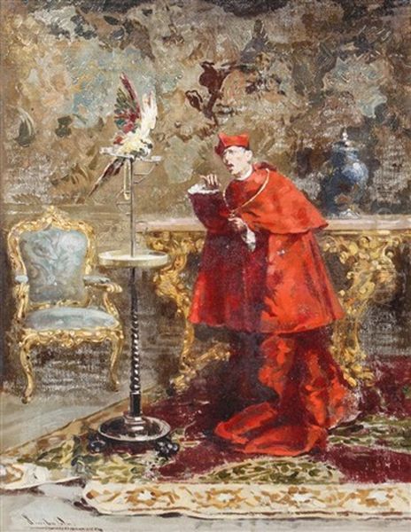 The Priest And The Parrot - view 1