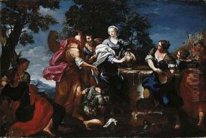 Rebekah At The Well by Felice Torelli