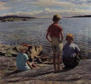 Sol, Sommer Og Barn by Thorvald Torgersen
