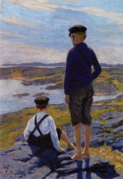 Born Ved Fjorden, Sommer - view 1
